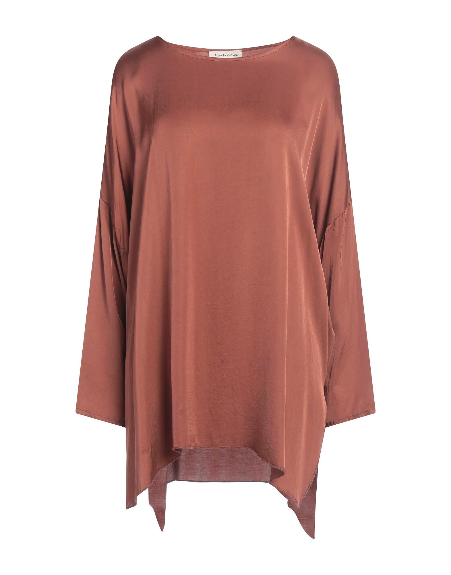 

Топ Manila Grace, оранжево-коричневый