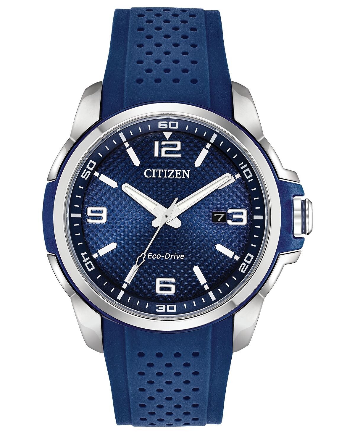 

Мужские часы Drive From Citizen Eco-Drive, 45 мм, синий полиуретановый ремешок
