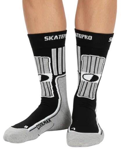 

Носки SkatePro Coolmax Inline, 2 шт. - чёрные - 43-45