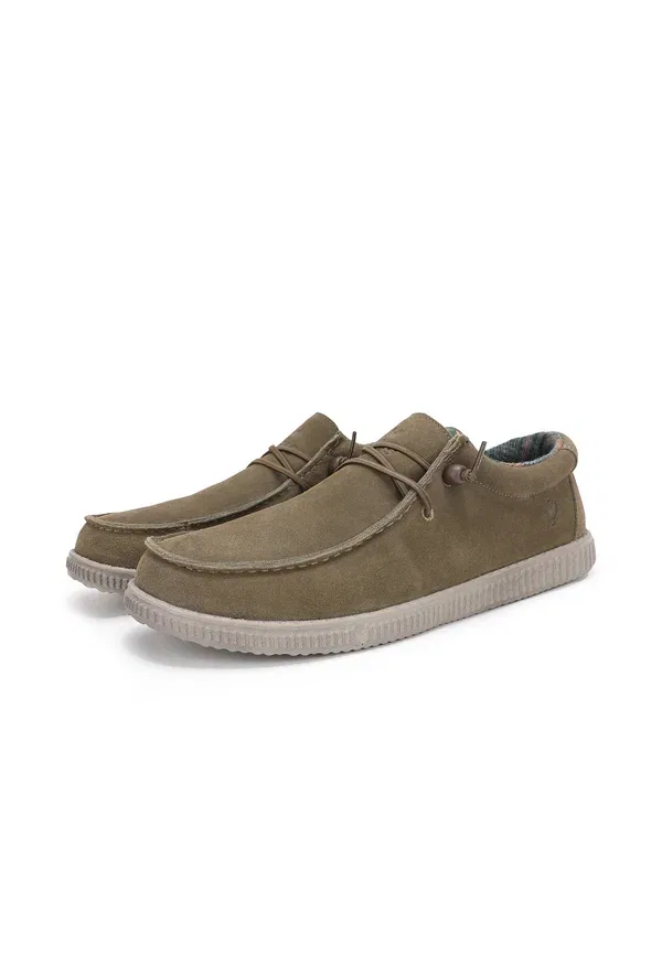 Кроссовки Wallabi lace ups Pitas, хаки — фото 2