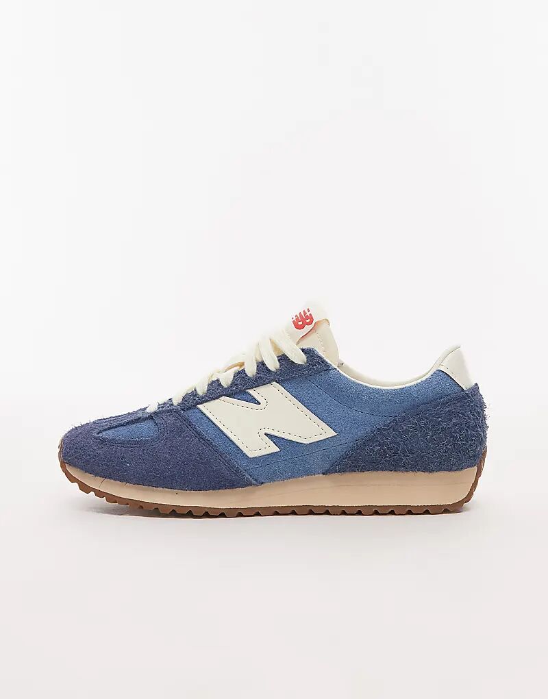 Кроссовки унисекс New Balance 471 с резиновой подошвой синего цвета — фото 2