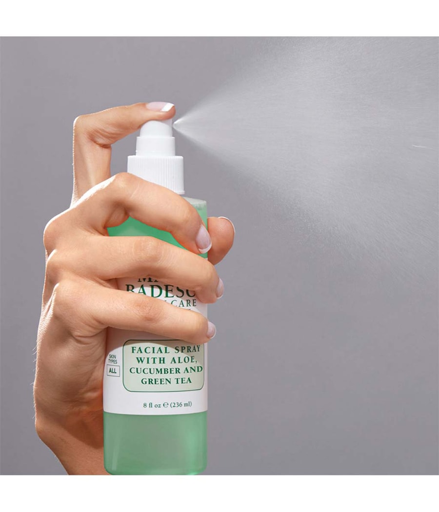 Увлажняющий спрей для лица Mario Badescu с алоэ, огурцом и зеленым чаем, 118 мл — фото 2
