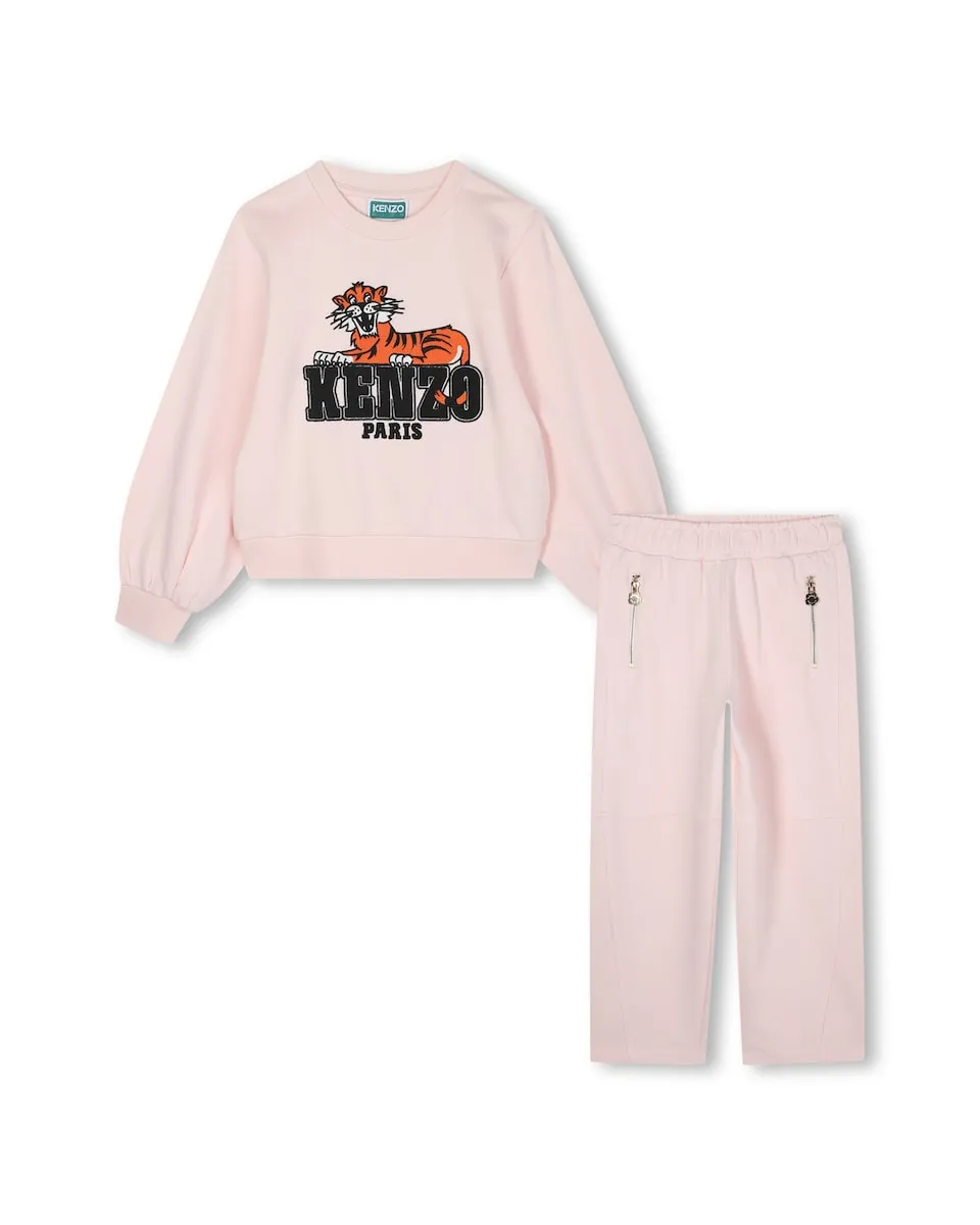 

Набор для девочки розового цвета из хлопка Kenzo Kids