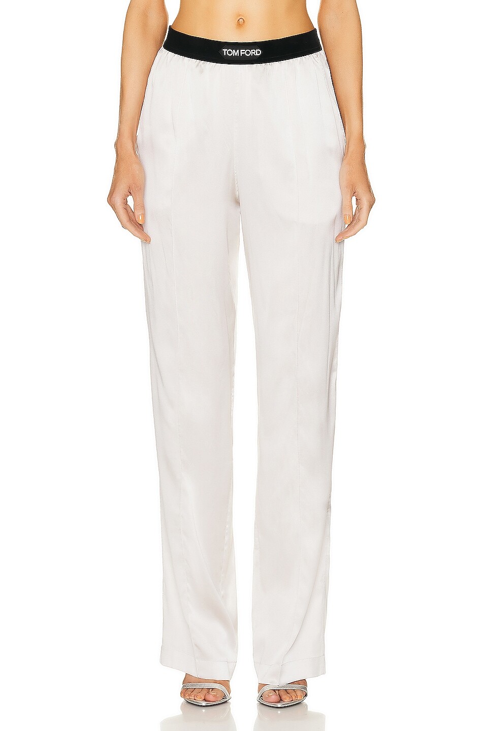 

Брюки Tom Ford Silk Pj, цвет Platinum