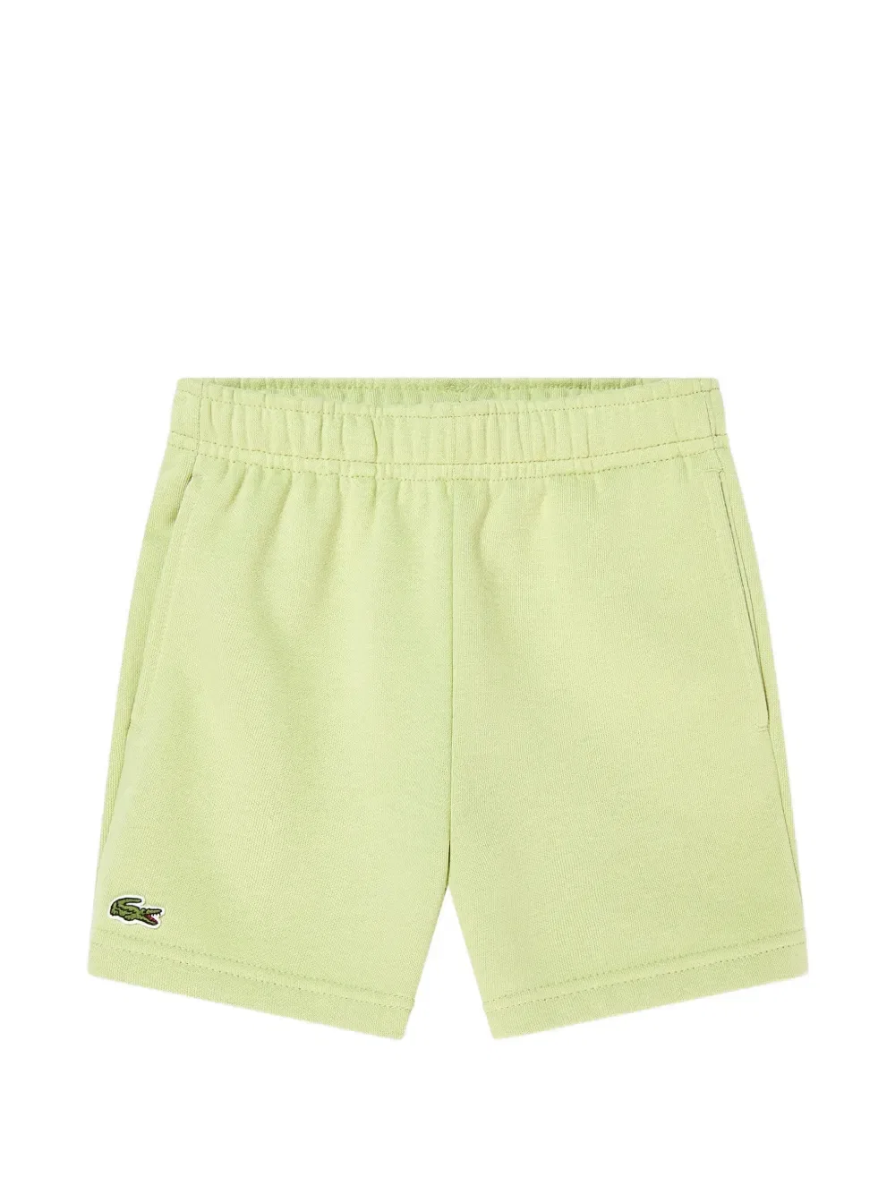 Шорты с вышитым логотипом Lacoste Kids, зеленый