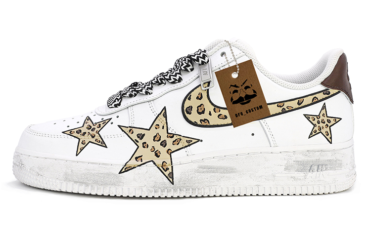 

Кроссовки Nike Air Force 1 Skateboard Shoes Women's Low-Top White Brown