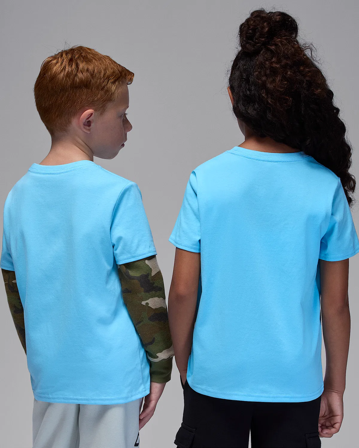 Little Kids' Dri-FIT Core T-Shirt Jordan Sport, Blue Chill — фото 2