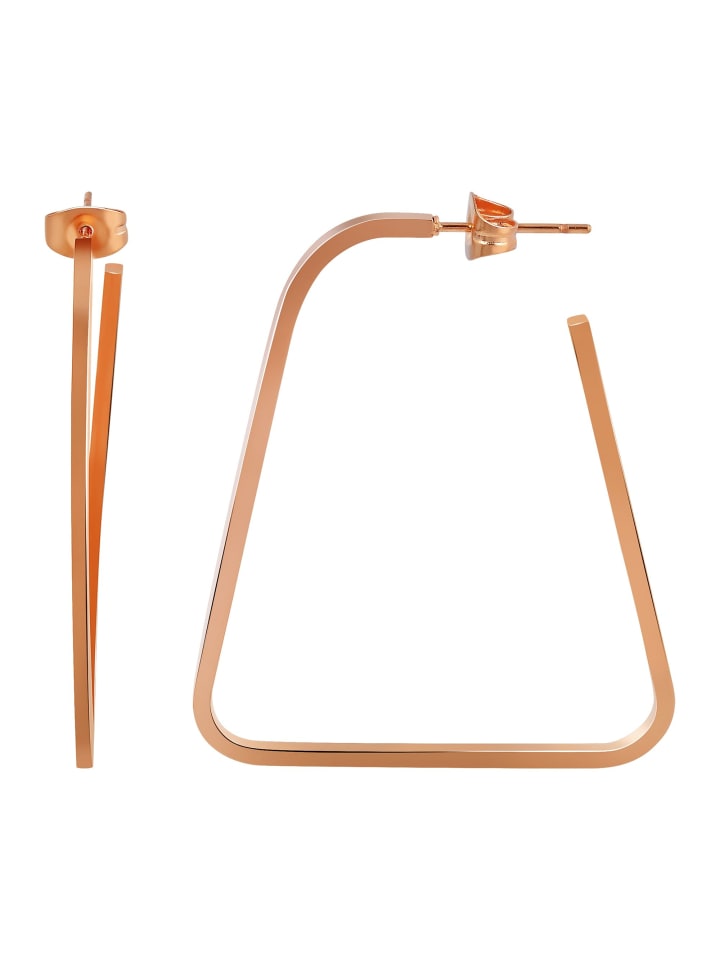 

Adeliás Женские серьги - серьги-гвоздики из нержавеющей стали в золотом исполнении