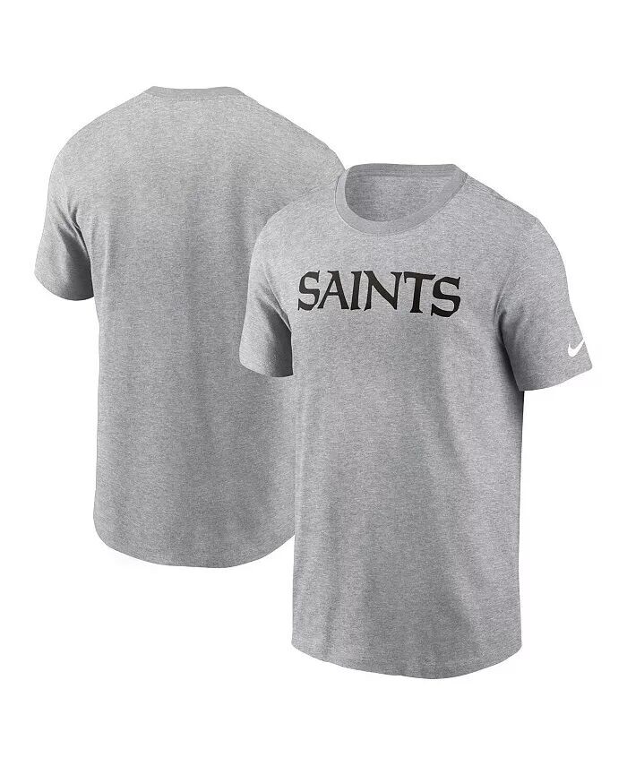 

Футболка мужская, серо-лиловая New Orleans Saints Primetime Wordmark Essential Nike