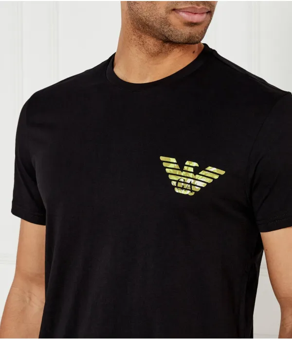 Футболка Regular fit Emporio Armani, черный — фото 4