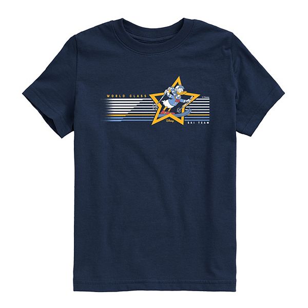 

Футболка с принтом Spongebob Squarepants Bikini Bottom Ski Club для мальчиков 8-20 Nickelodeon, Navy