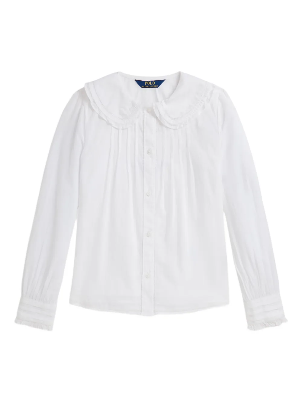 

Блузка с объемным воротником POLO RALPH LAUREN KIDS, белый