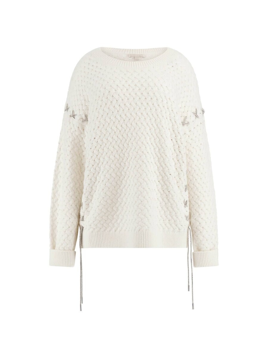 

Тонкий вязаный свитер GUESS Sweater, белый