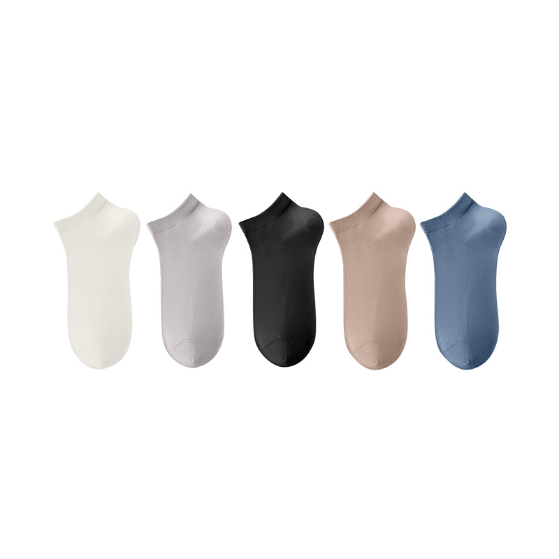 

Носки мужские щиколоточные, 5 пар WARRIOR, белый/черный/серый/хаки/синий