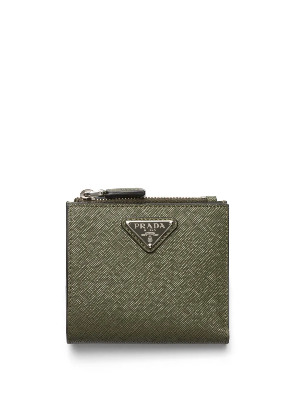 

Маленький кошелек из сафьяновой кожи Prada, зеленый