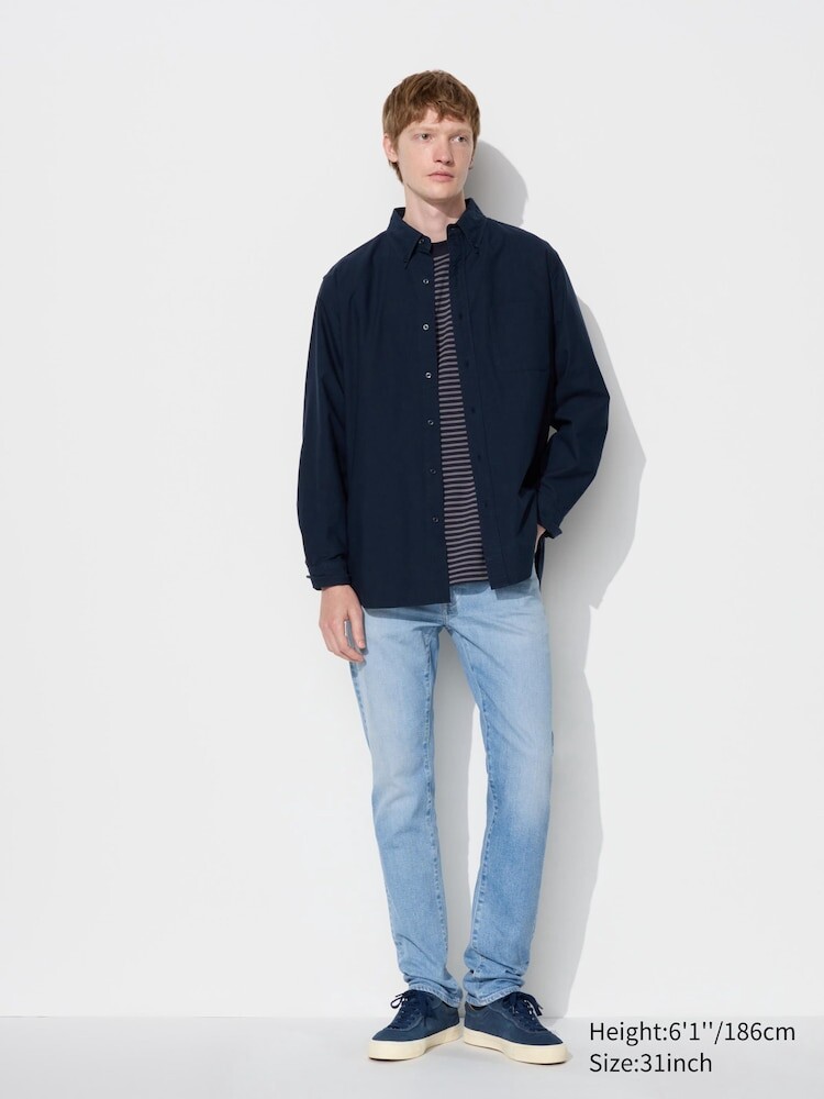 

Джинсы облегающего кроя Uniqlo, цвет 62 синий