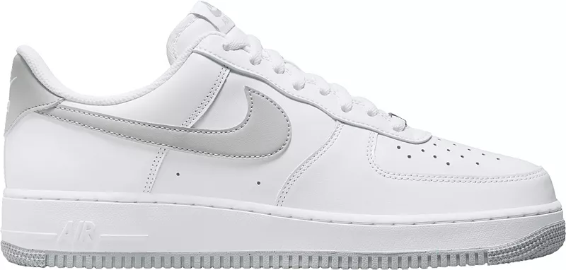 

Мужские кроссовки Nike Air Force 1 '07, белый/серый