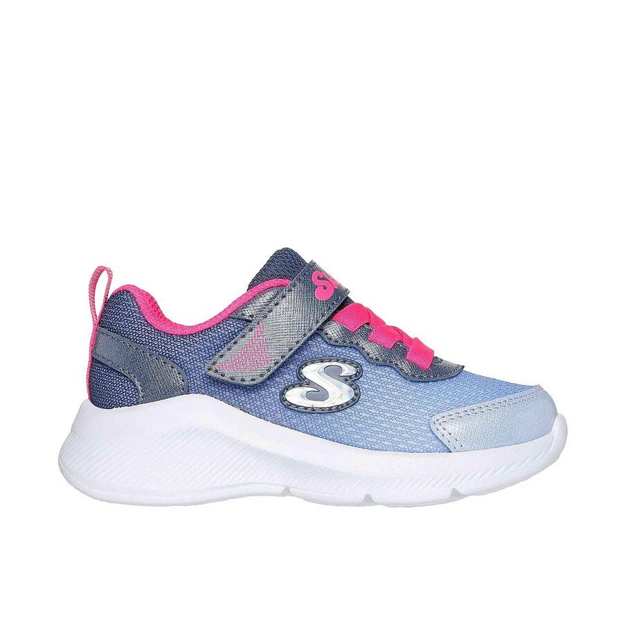 

Кроссовки Skechers, подошва Skechers, Swifters, синие/розовые, для девочек