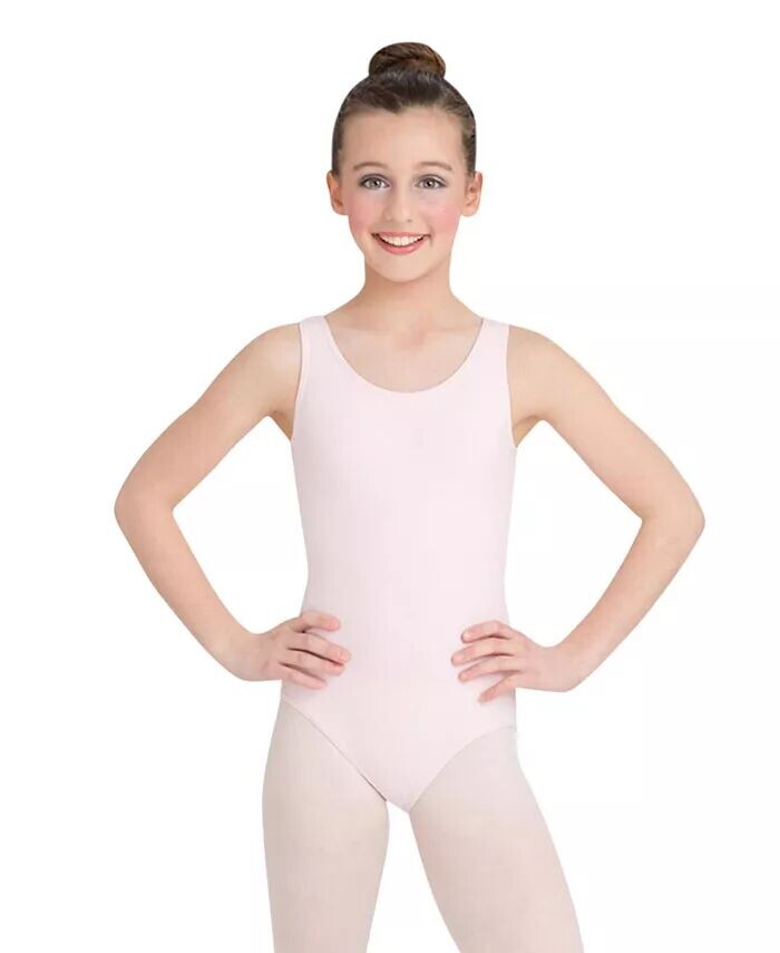 

Купальник-майка с высоким воротом для девочек Capezio, розовый