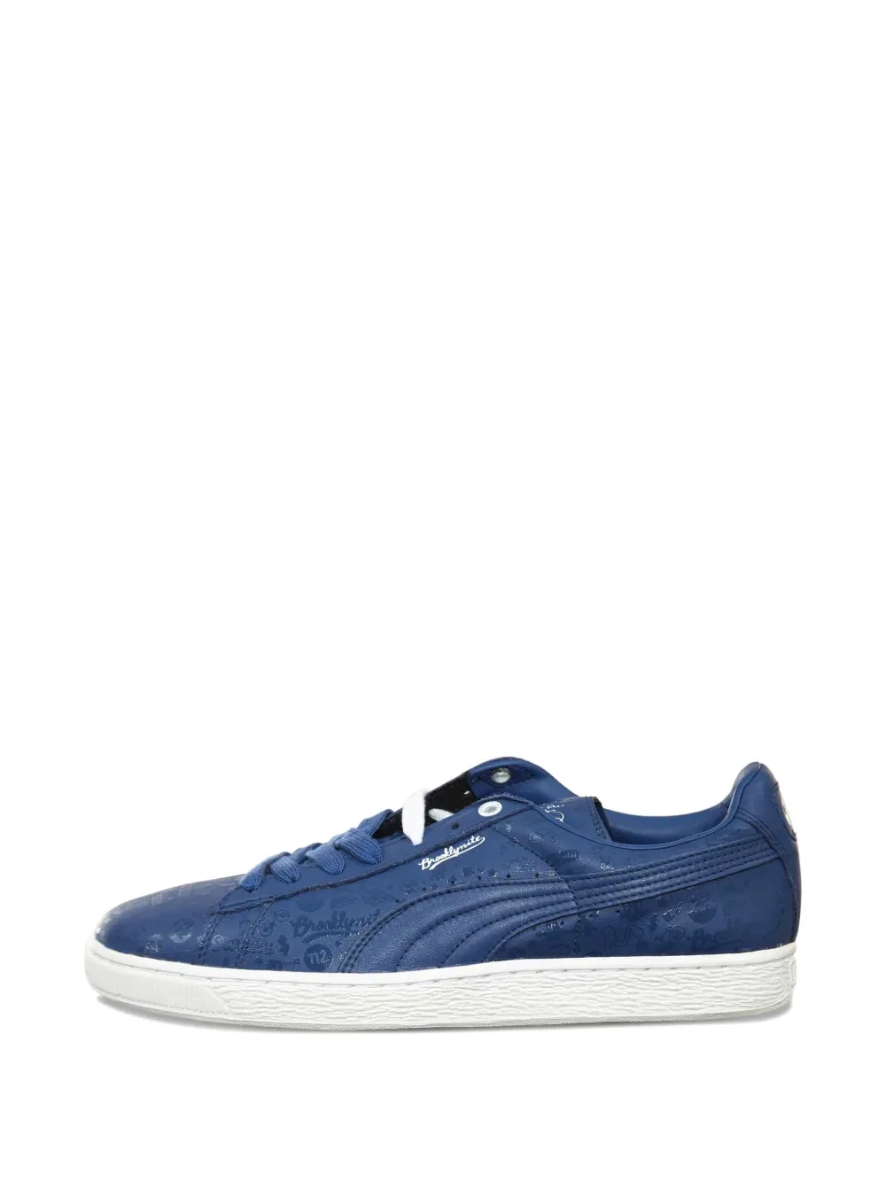 Кроссовки Sophia Chang Basket Classic Print Low Tops Puma, синий — фото 2