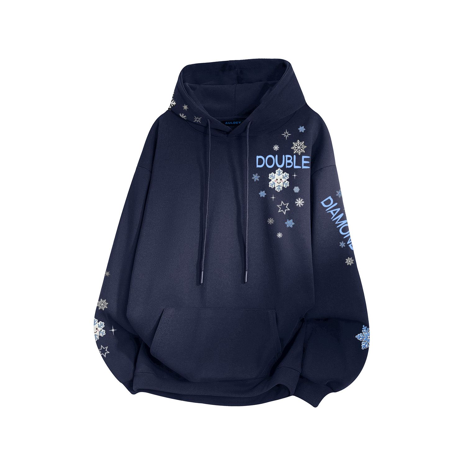 

Толстовка Unisex Hooded Thickened Regular AULDEY, темно-синий (fleece-lined)