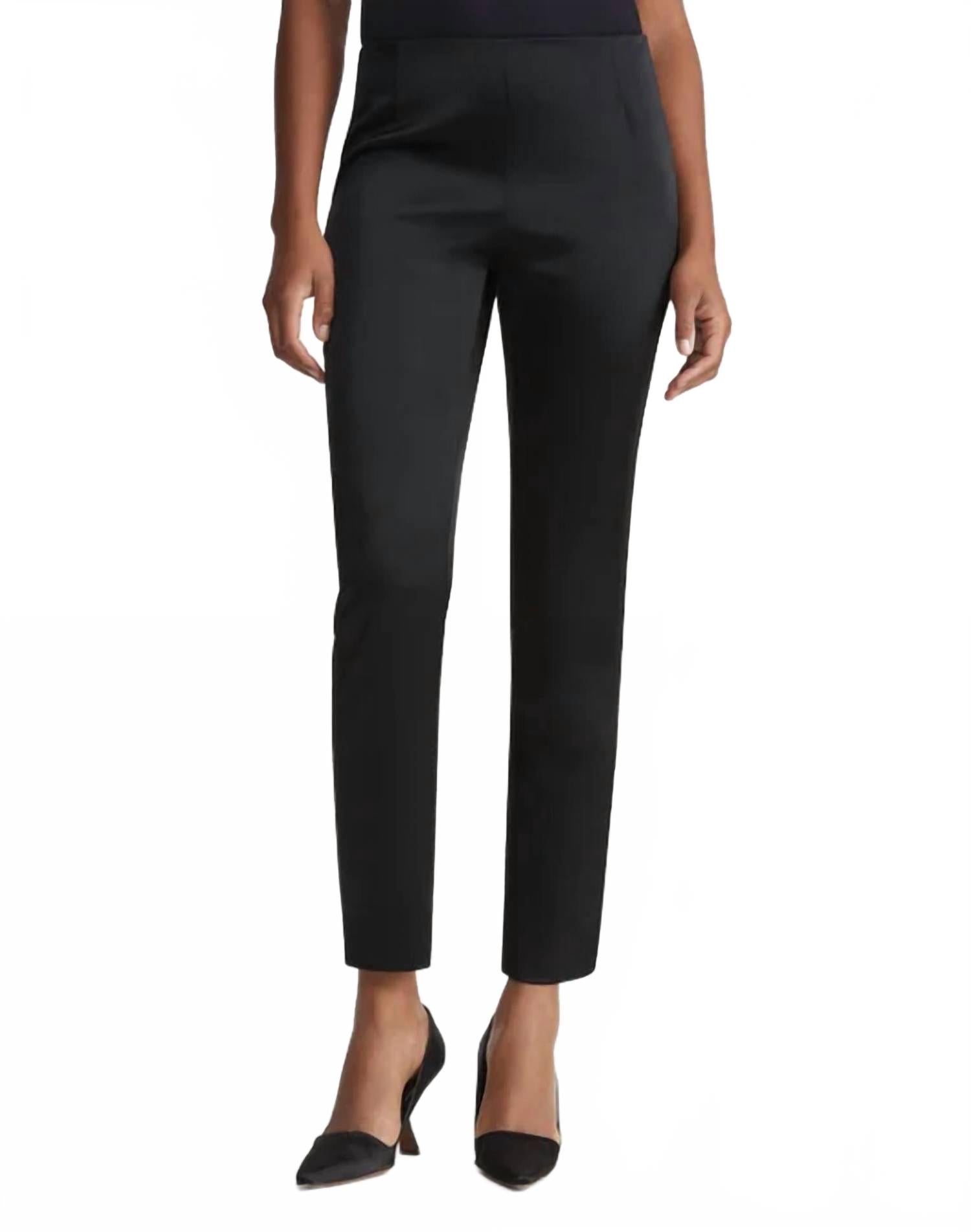 

Брюки Stanton High Rise черного цвета Lafayette 147, черный