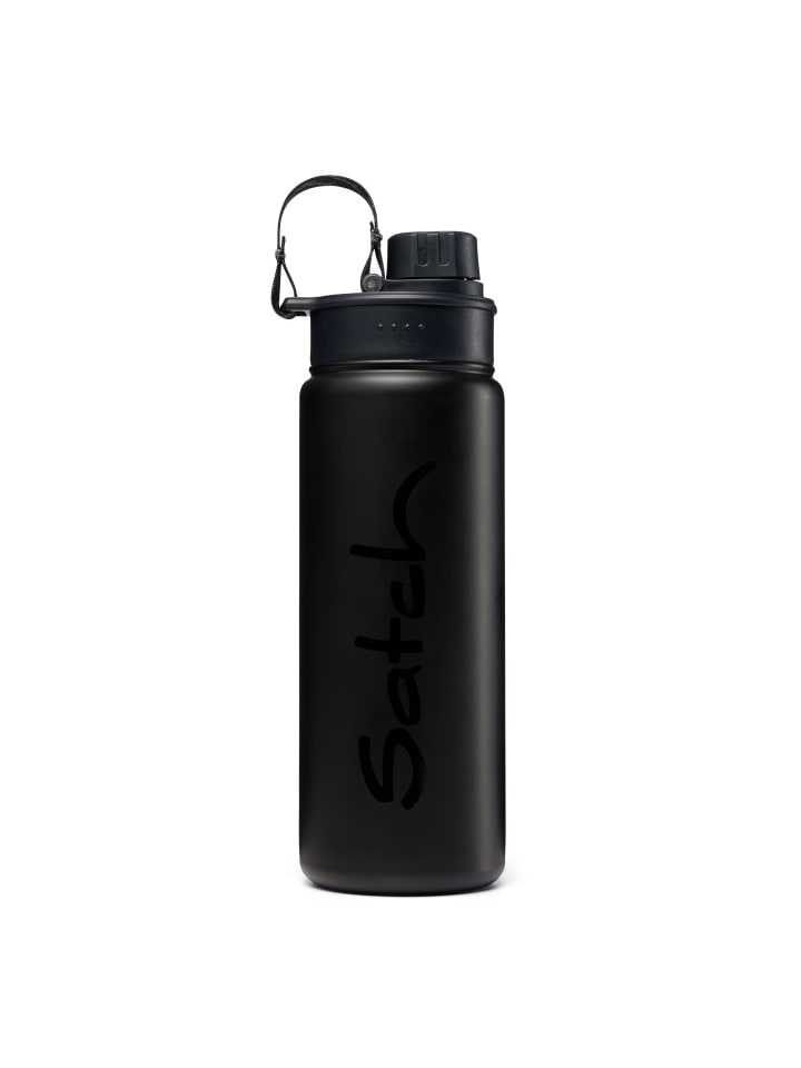 

Satch Бутылка для воды из нержавеющей стали, 500 мл, черно-серая