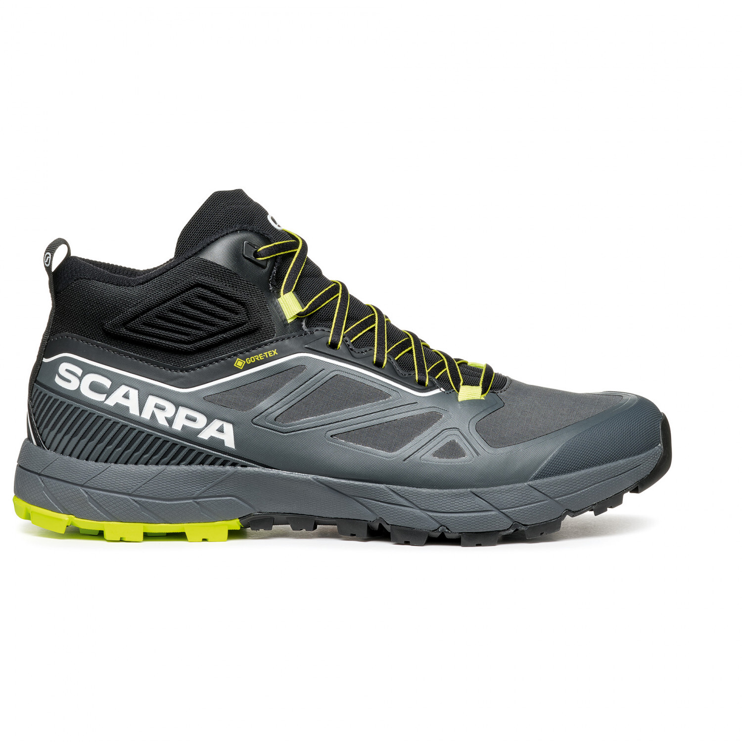 

Походная обувь Scarpa Rapid Mid GTX, цвет Anthracite/Acid Lime