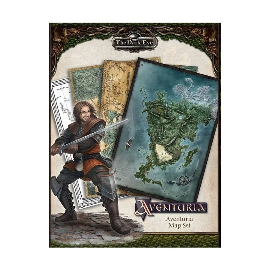 

Бокс-сет Aventuria Map Set, Dark Eye