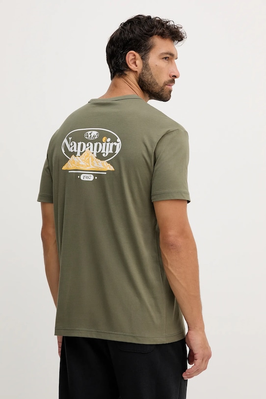 

Футболка из хлопка S-Bradgate Napapijri, зеленый