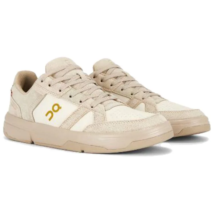 On The Roger Clubhouse Breathable Casual Running Shoes мужские beige — фото 4