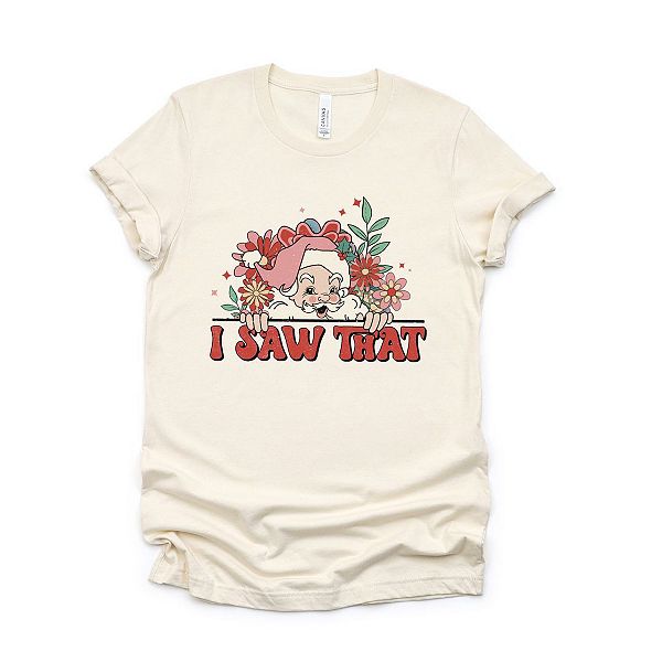 

Футболка с принтом I saw that santa Simply Sage Market, Cream, Зеленый, Футболка с принтом I saw that santa Simply Sage Market, Cream