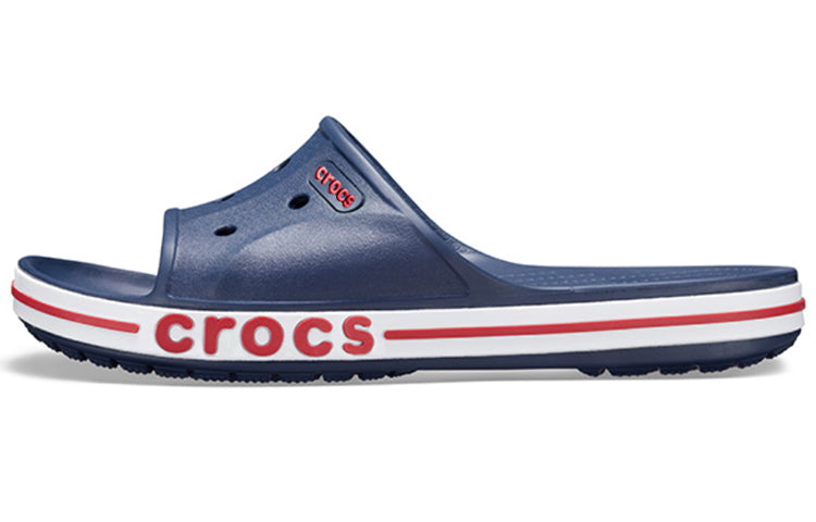 Шлепанцы Crocs Bayaband Clog Blue White Red Unisex Slippers, красный — фото 2