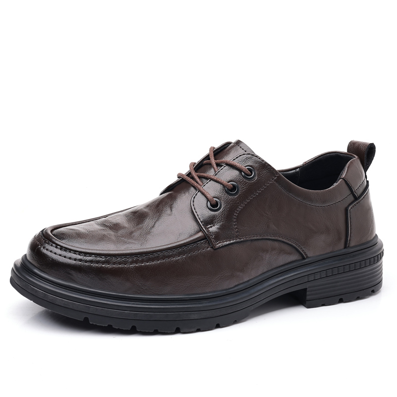 

CKVUSAMG Мужские повседневные туфли мужские низкие топы коричневые, цвет Brown