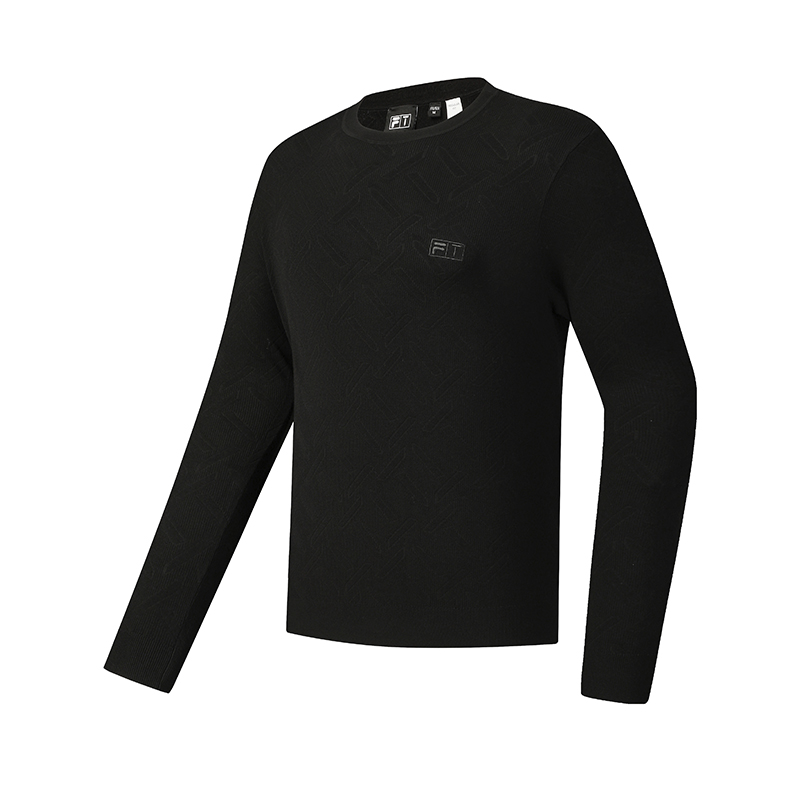 

Golf Series вязаный свитер мужской FILA, черный