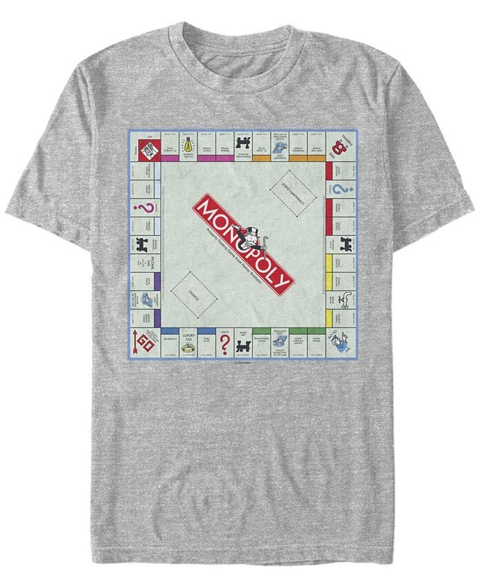 

Мужская футболка с коротким рукавом Game Board с круглым вырезом Fifth Sun, серый