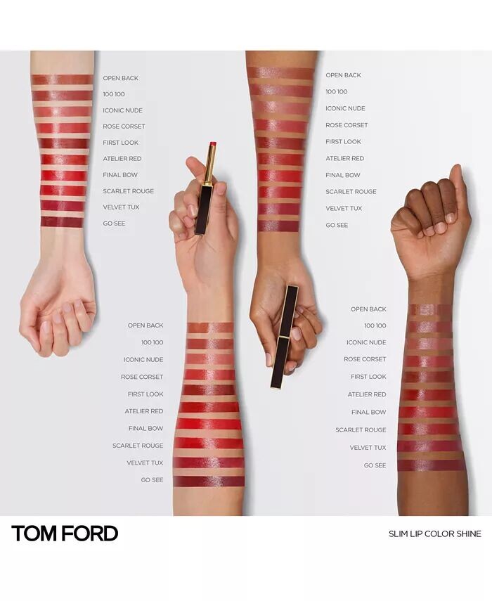 Тонкий блеск для губ Tom Ford, цвет Iconic Nude - Warm Peachy Coral — фото 3
