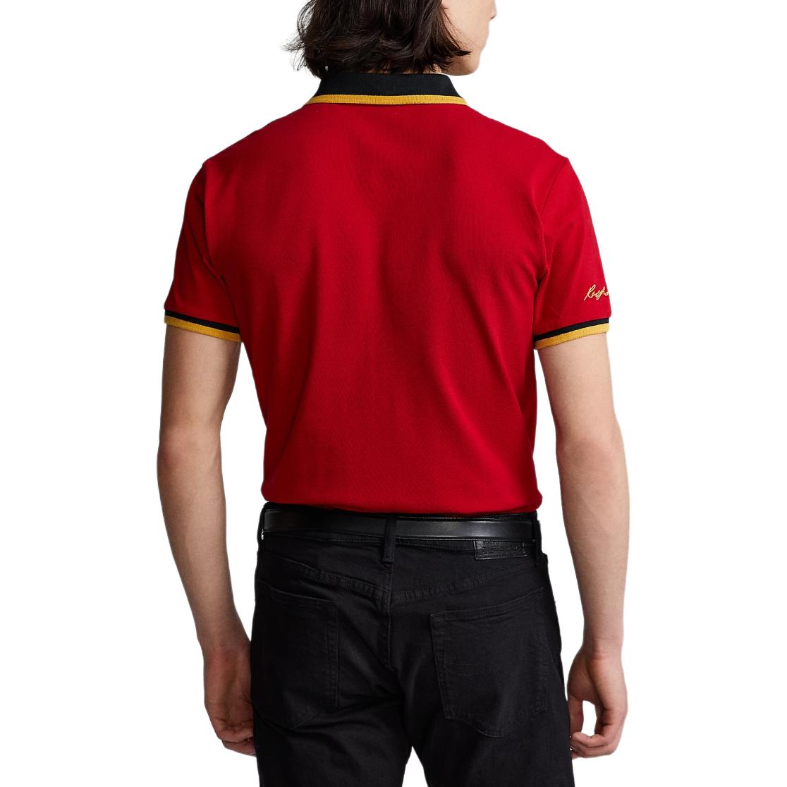 Поло SS25 мужская Polo Ralph Lauren, красный — фото 3