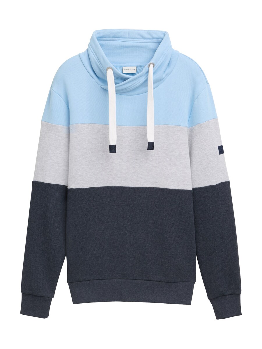

Толстовка TOM TAILOR, цвет marine blue/Sky blue