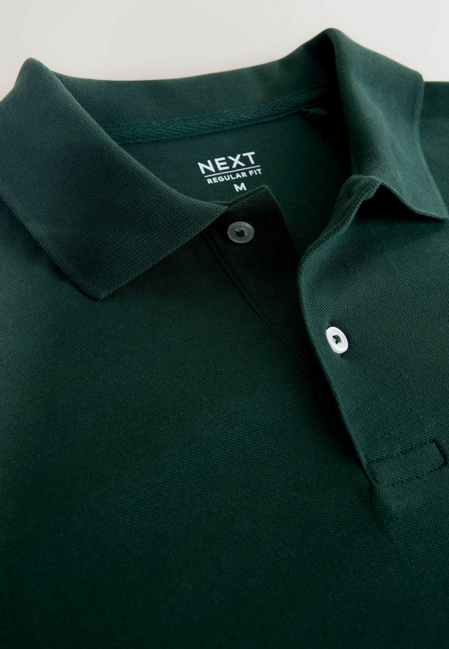 Поло Next Polo shirt, Green Duck/Mottled Dark Green — фото 2