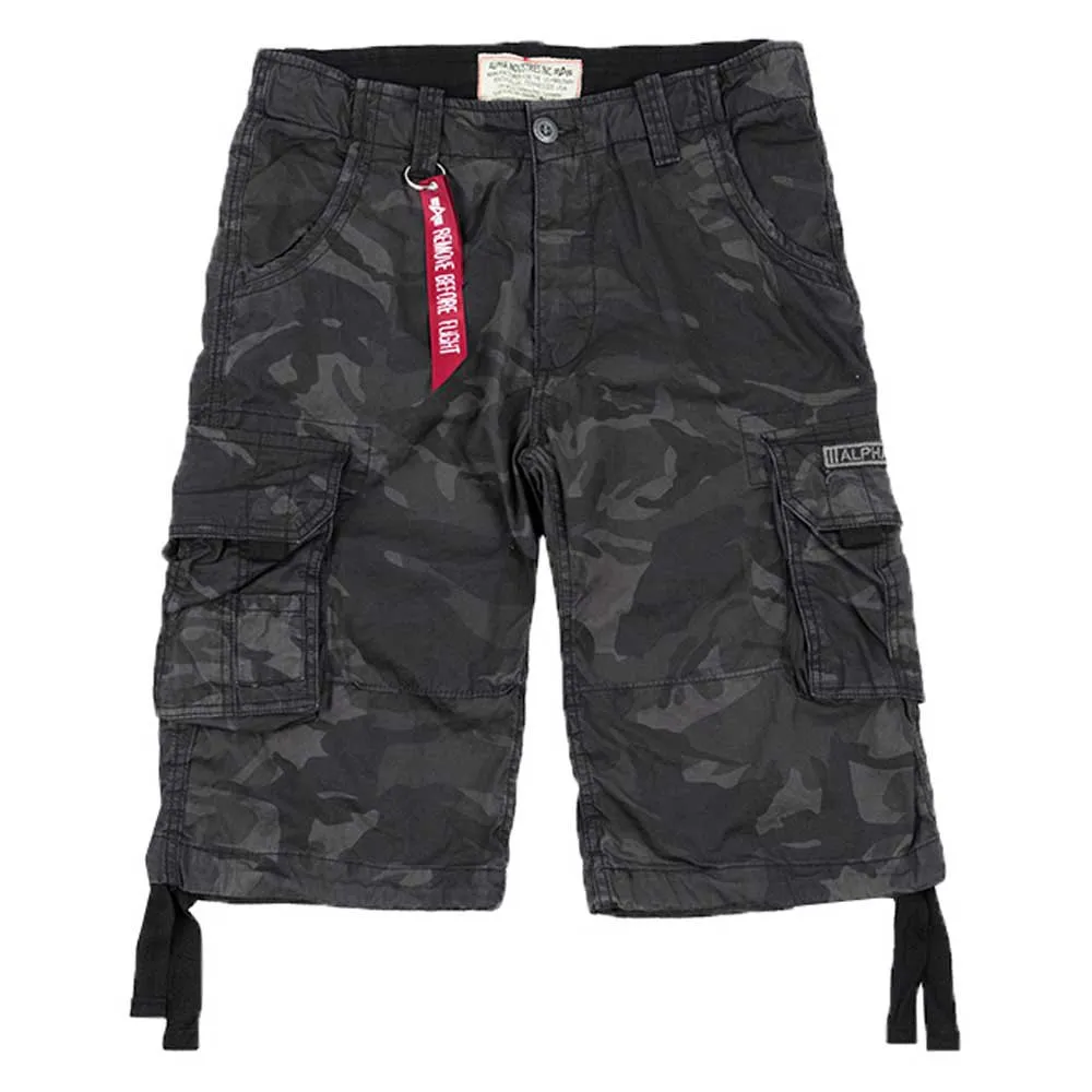 

Шорты Alpha Industries Jet Camo, черный