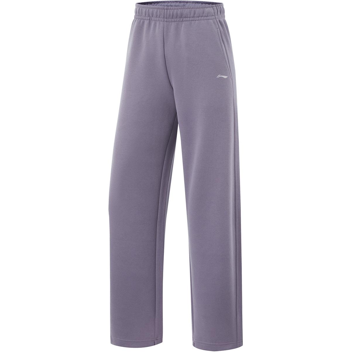 

LINING Фитнес серия вязаные спортивные штаны Women's Crow Gray Purple