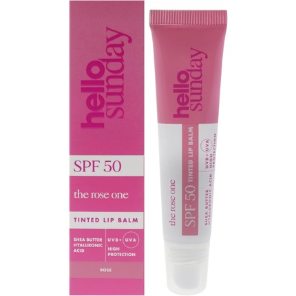 

The One Tinted Lip Balm SPF 50 - Rose от Hello Sunday для женщин 0,5 унции Hello Sunday Spf
