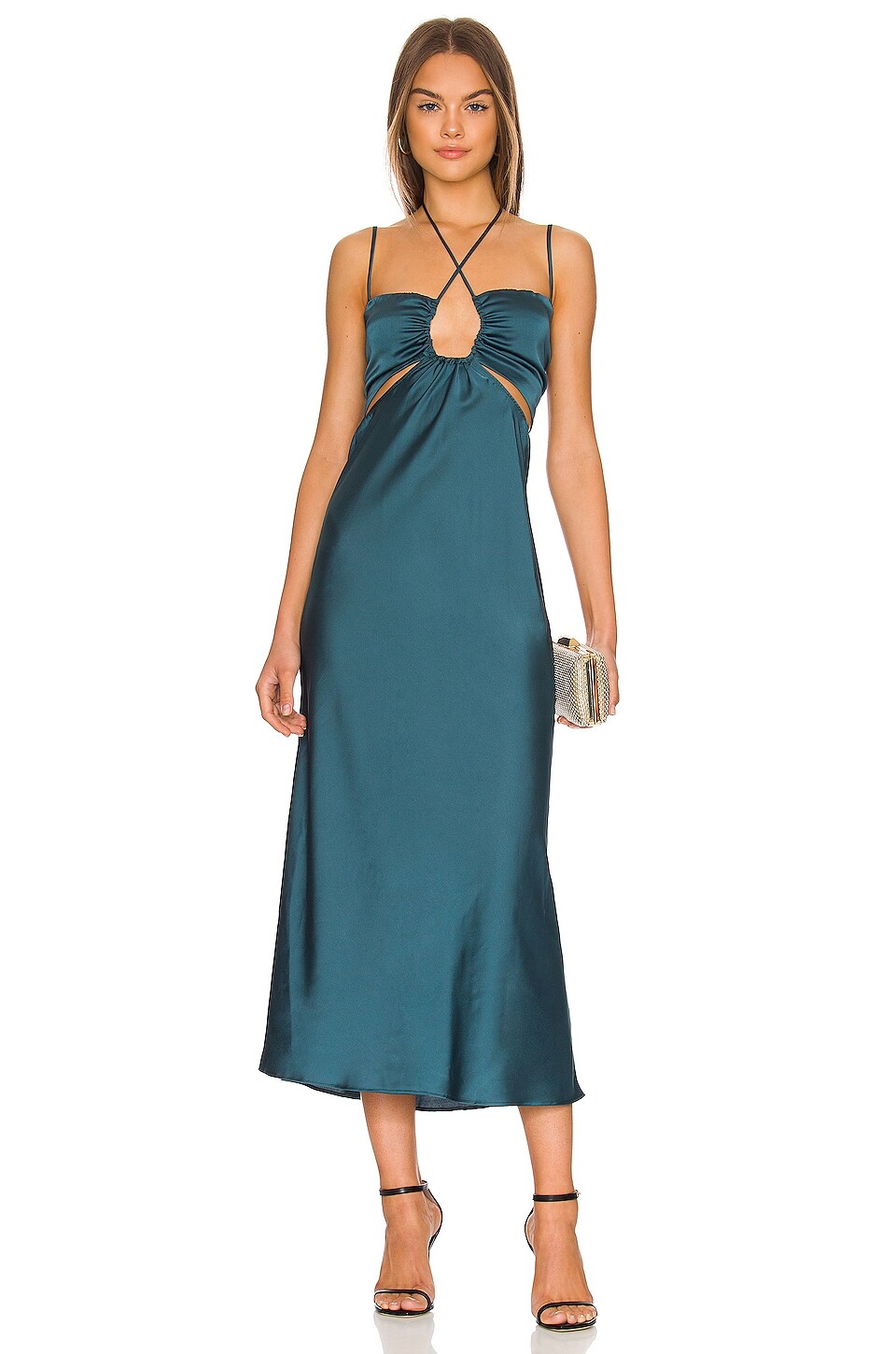 

Платье Show Me Your Mumu Codie Cut Out, цвет Jade