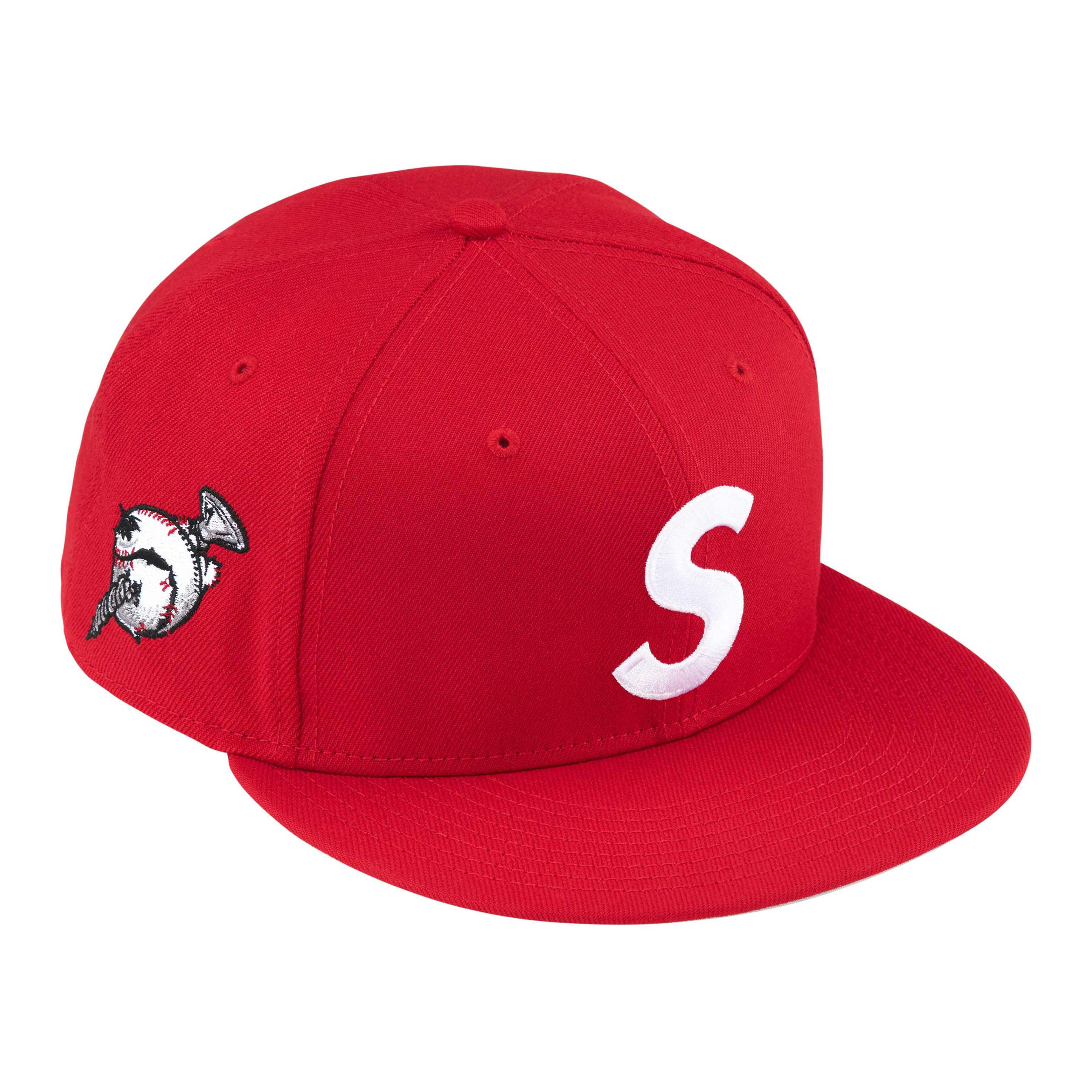 

Supreme Шестипанельная кепка с логотипом, Red