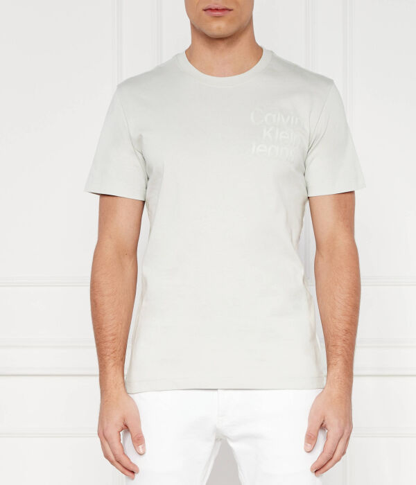 

Футболка рассеянная сложенная Regular fit Calvin Klein Jeans, желтый