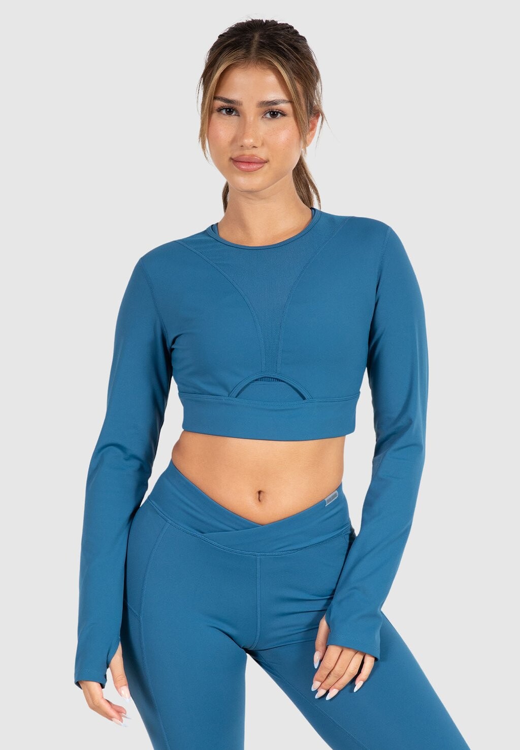 

Рубашка с длинным рукавом CROP FASTLANE Smilodox, цвет dunkelblau