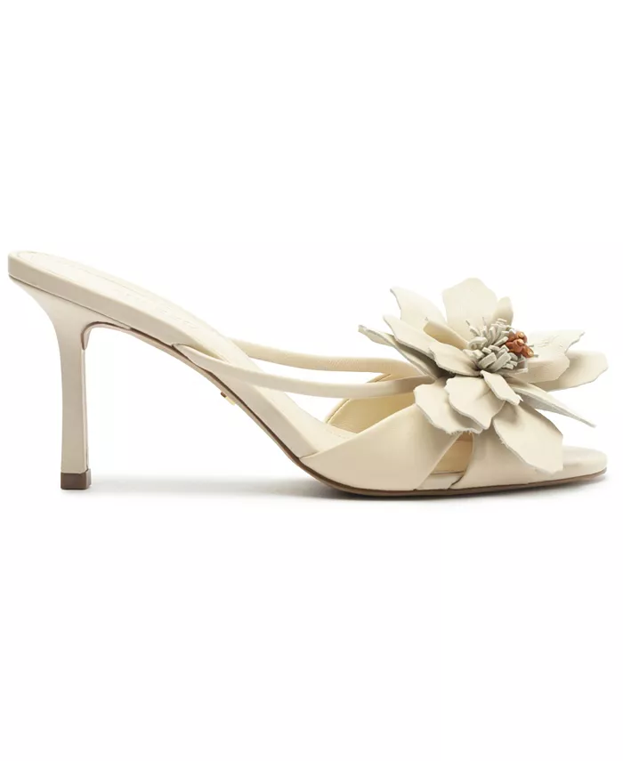 Женские сланцы Daisy Mid на шпильке Arezzo, слоновая кость/кремовый — фото 2
