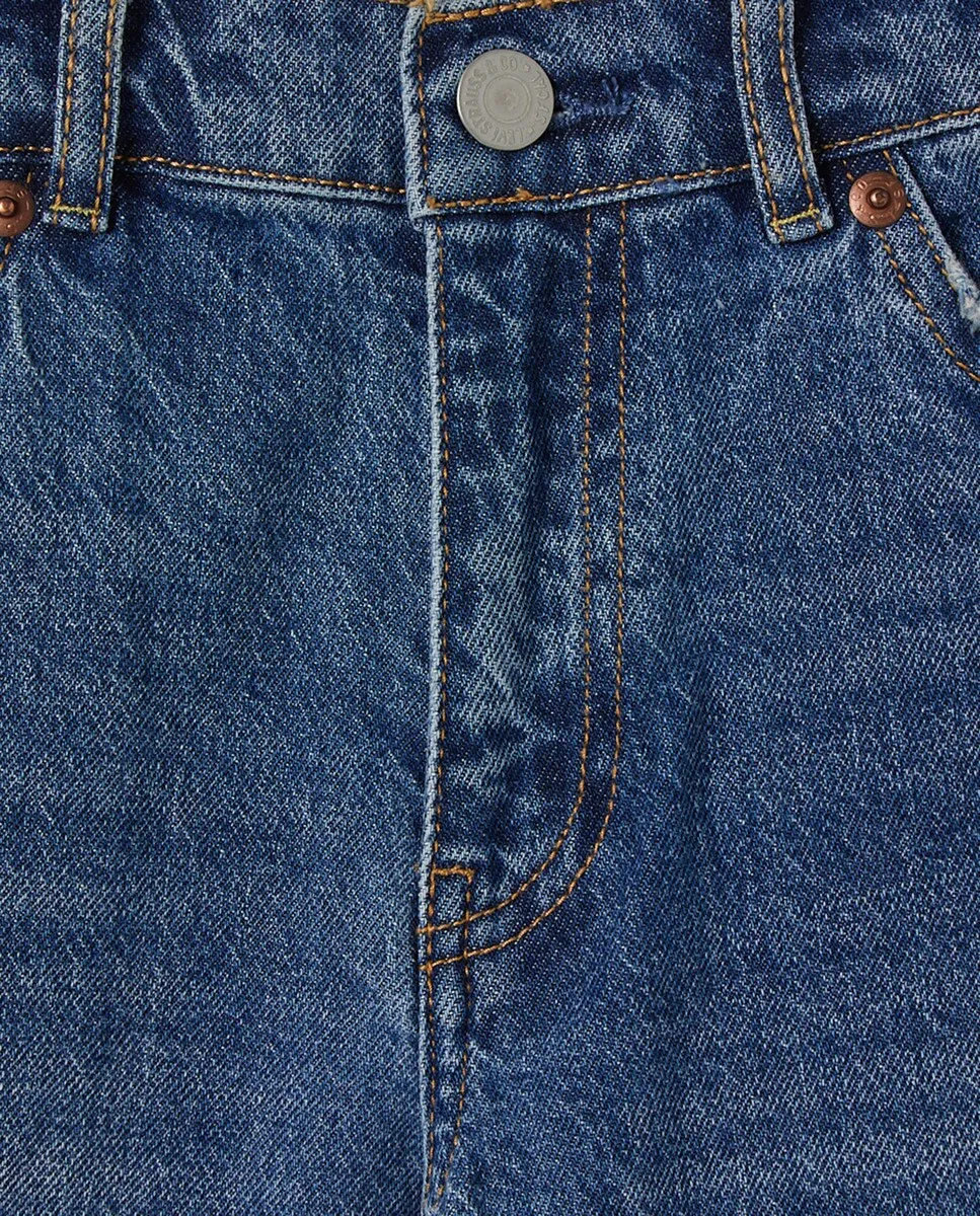 

Широкие брюки карго для девочек из органического хлопка Levi's, синий