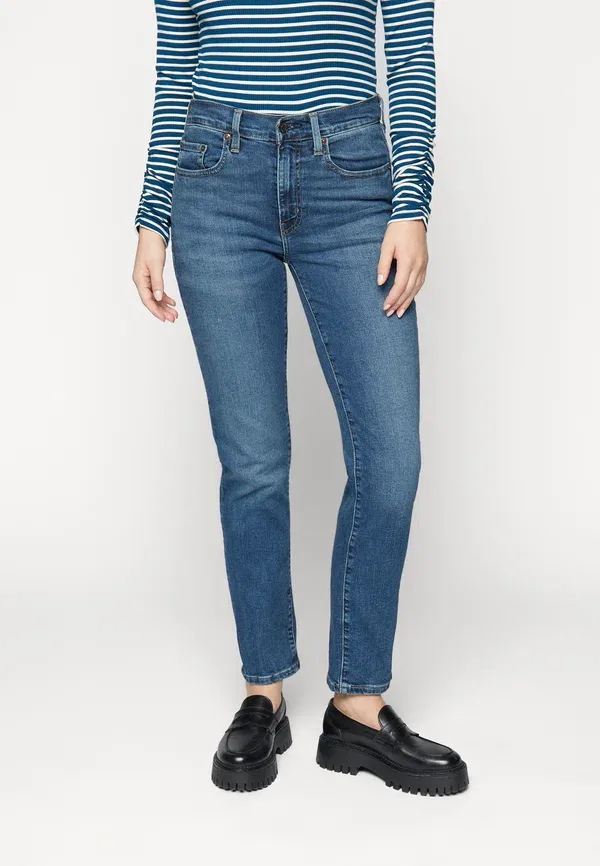 Джинсы скинни Levi's 721 High Rise Skinny Fit, синие